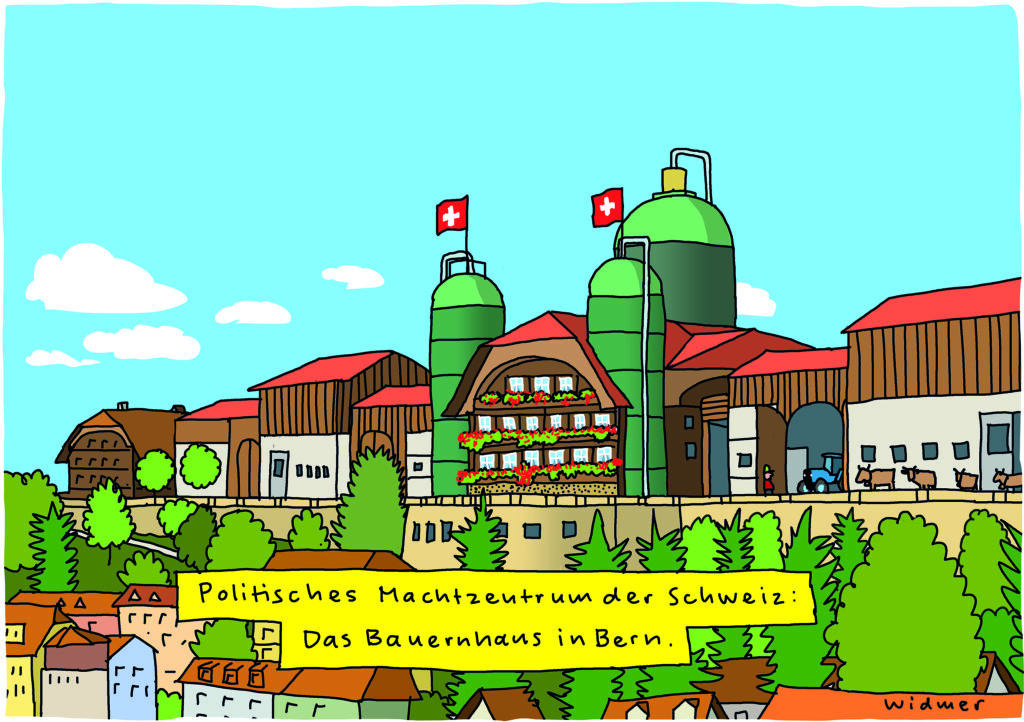 3. Platz: Ruedi Widmer mit «Bauernhaus Bern»