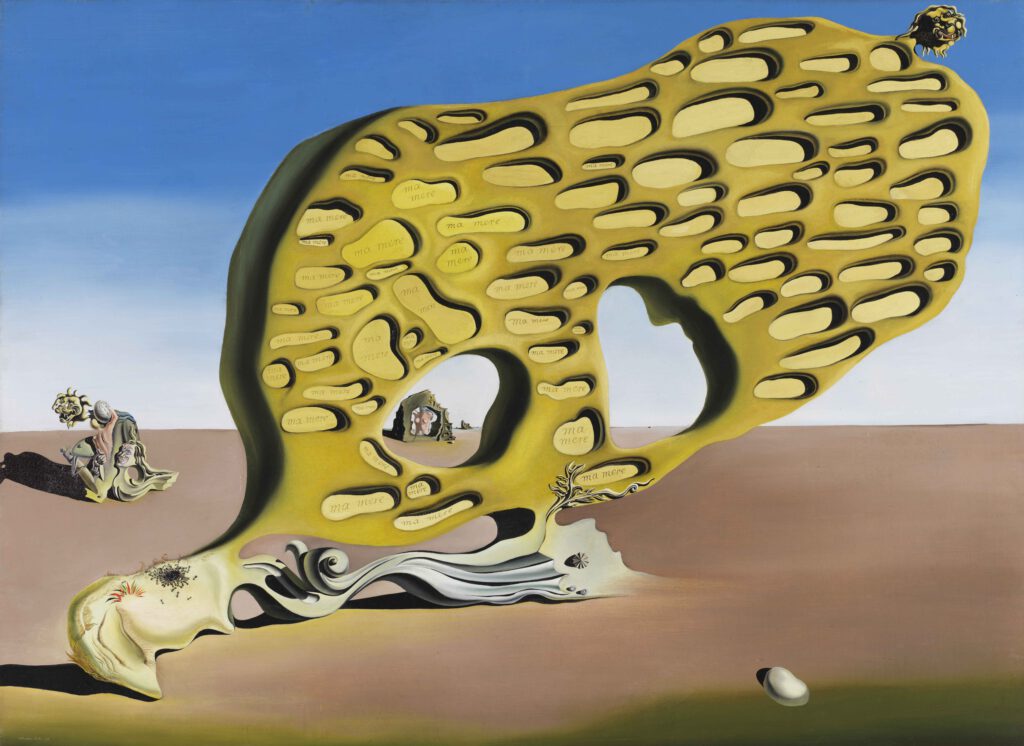 Salvador Dalí
L'énigme du desir, 1929
Öl auf Leinwand, 110,5 x 150,5 cm, Inv. Nr. 14734
1982 erworben mit Unterstützung der Theo Wormland Stiftung
Bayerische Staatsgemäldesammlungen – Sammlung Moderne Kunst in der Pinakothek der Moderne München
© VG Bild-Kunst, Bonn 2026
Foto: Bayerische Staatsgemäldesammlungen, Haydar Koyupinar