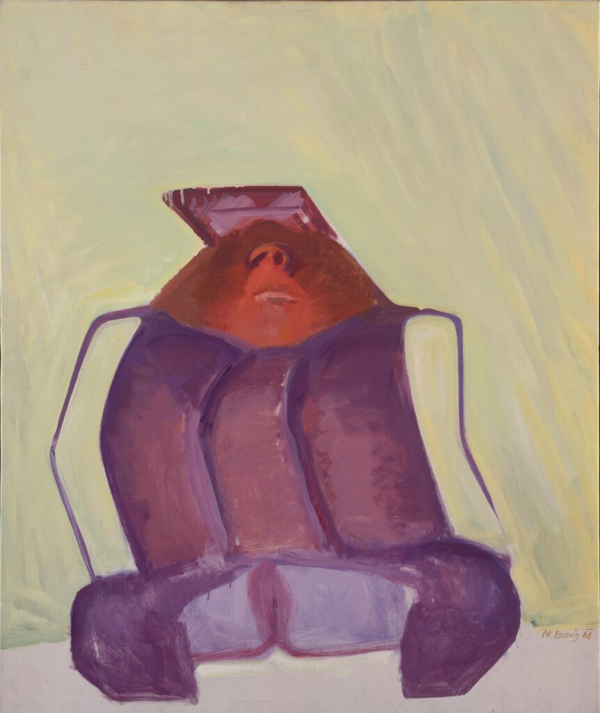 Selbstporträt mit Drahtarmen, 1968
Öl auf Leinwand, 120 x 100 cm, Inv. Nr. GV 89
1989 erworben von PIN. Freunde der Pinakothek der Moderne e.V. Bayerische Staatsgemäldesammlungen – Sammlung Moderne Kunst in der Pinakothek der Moderne München
© VG Bild-Kunst, Bonn 2026
Foto: Bayerische Staatsgemäldesammlungen, Sibylle Forster